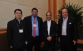 (L-R) Liang Xinjun, Vice Chairman & CEO, Fosun International; William Adamopoulos, CEO/Asia, Forbes Media; Sam Goi, Executive Chairman, Tee Yih Jia Group; Dr. Tahir, Chairman & CEO, Mayapada Group