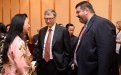 (L-R) Claire Chiang, Senior Vice President, Banyan Tree Holdings; Bill Gates, Co-Chair and Trustee, Bill & Melinda Gates Foundation, Founder, Microsoft; William Adamopoulos, CEO/Asia, Forbes Media