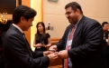 (L-R) Alfred Ty, Vice Chairman, GT Capital Holdings; William Adamopoulos, CEO/Asia, Forbes Media