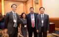 (L-R) Andreas Sohmen-Pao, Group CEO, BW Group; Doris Sohmen-Pao, Executive Vice President (Administration), Yale-NUS College; William Adamopoulos, CEO/Asia, Forbes Media; Stephen Riady, Executive Chairman, OUE