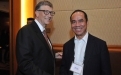 (L-R) Bill Gates; Sam Goi, Executive Chairman, Tee Yih Jia Group