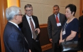 (L-R) Serge Pun, Chairman, Serge Pun & Associates (SPA Group); Bill Gates; Kofi Rashid, Advisor, Bill & Melinda Gates Foundation; Kay Kuok, Executive Chairman, Shangri-La Hotel