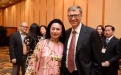 (L-R) Oei Hong Leong, Chairman, Oei Hong Leong Foundation; Bill Gates