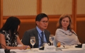 (L-R) Cecilia Ma Zecha, Senior Director, Programming, Forbes Asia; Kwee Liong Tek, Chairman, Pontiac Land Group; Gabrielle Fitzgerald, Director of Program Advocacy, Bill & Melinda Gates Foundation